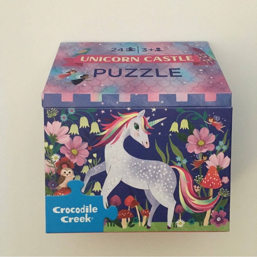 Crocodile Creek Unicorn Puzzle 24 piece NEW Unicorn Design Ages 3+